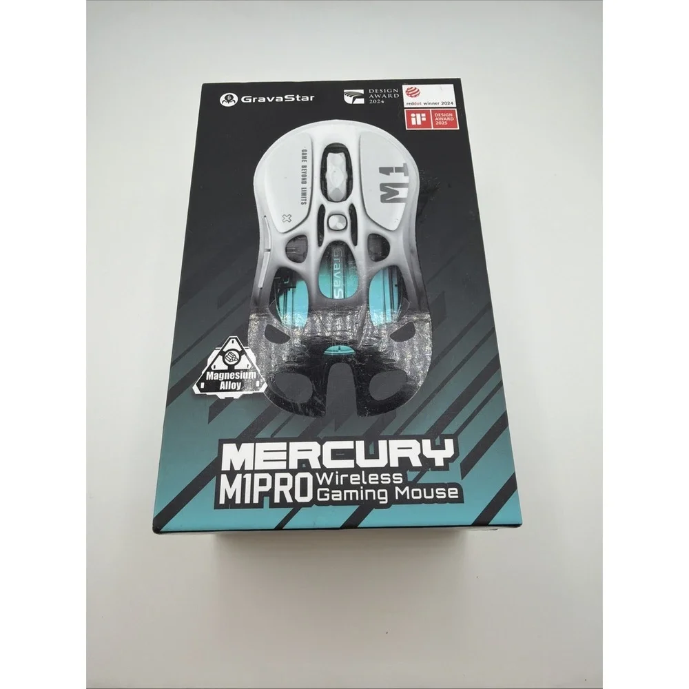 GravaStar Wireless Gaming Mice Mercury M1 Pro Lightweight Magnesium